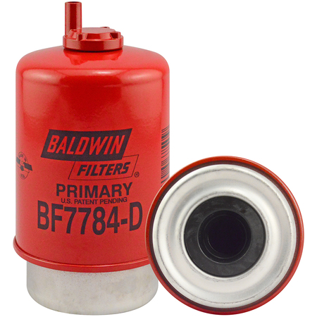 BALDWIN FILTERS Primary Fuel/Water Separator Element With Drain, BF7784-D BF7784-D